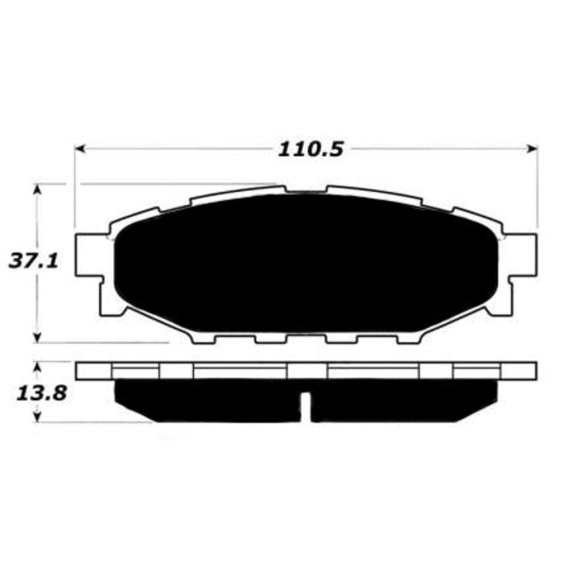 Porterfield Brake Pads for 2005 SUBARU OUTBACK 2.5i
