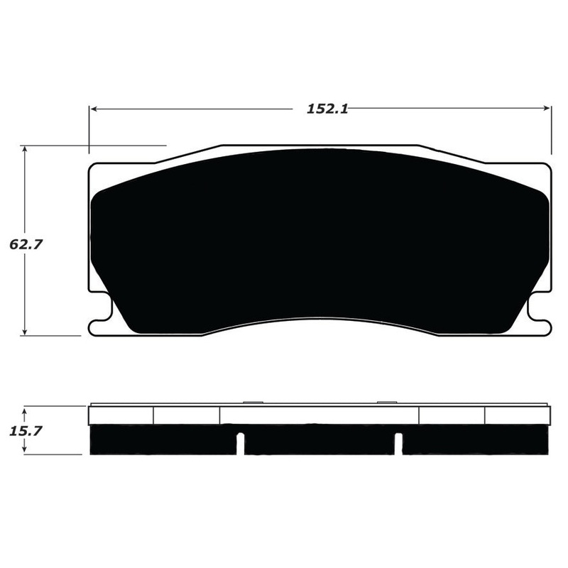 Porterfield Brake Pads for 2013 JAGUAR XKR w/Alcon Brake Pkg.