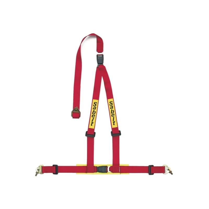 Sabelt - CLUBMAN SALOON 3-POINT, FULL 2, BOLT-ON SHOULDER, SNAP HOOK LAPS