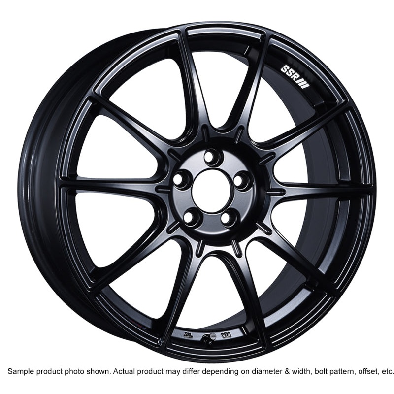 SSR GTX01 19x8.5 5x112 45mm Offset Flat Black Wheel (S/O, No Cancellations)