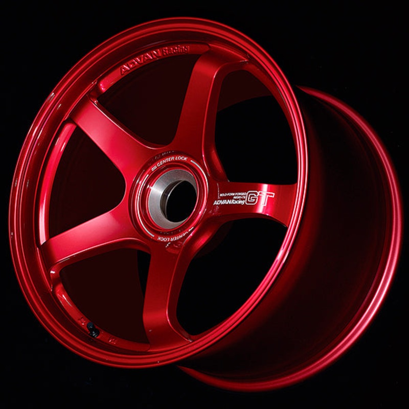 Advan GT Wheel for Porsche - 19x9.5 +45 | Center Lock | Racing Candy Red