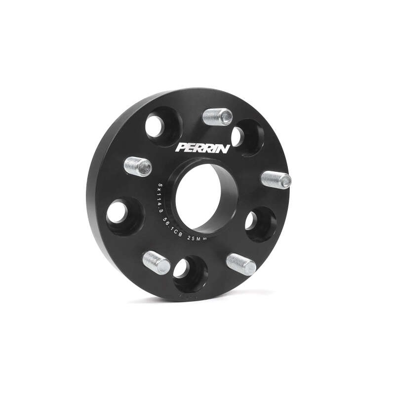 Perrin Subaru 25mm Wheel Spacers 5x114.3 BP w/56mm Hub - Black