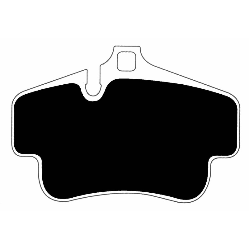 Porterfield Brake Pads for 2007 PORSCHE 911 Carrera 4 Turbo Look Type 997 w/Ceramic Discs