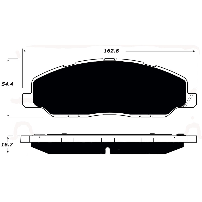 Porterfield Brake Pads for 2013 FORD MUSTANG GT V8
