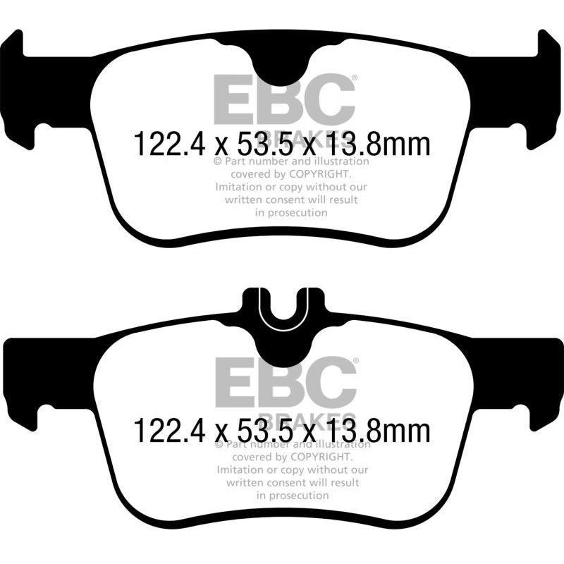 EBC 2017+ Honda Civic Turbo Type-R 2.0L Yellowstuff Rear Brake Pads