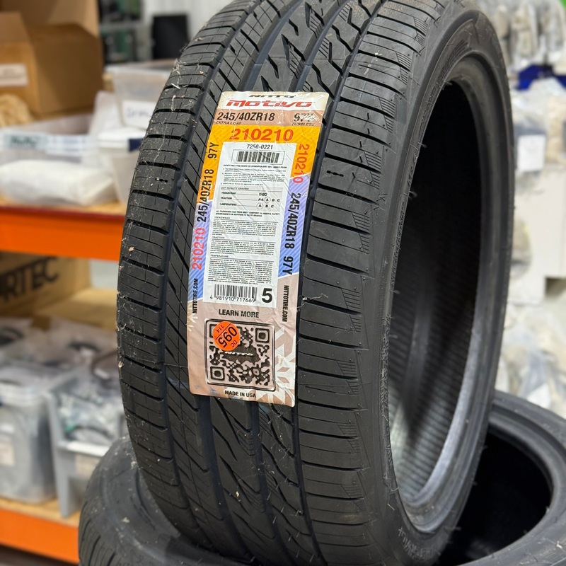 [GARAGE SALE] - Nitto Motivo All Season Ultra High Performance Tire 245/40R18 - SINGLE