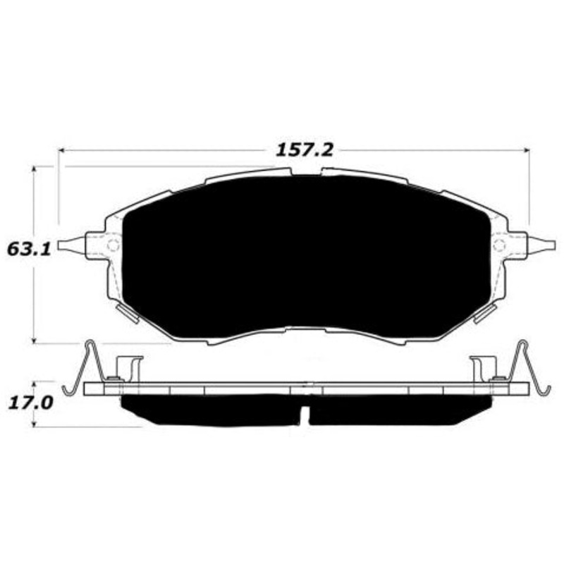Porterfield Brake Pads for 2013 SUBARU LEGACY SEDAN 3.6R