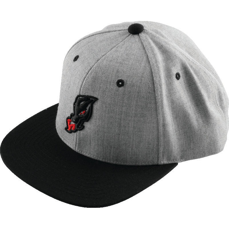 DragonFire Racing Hat Dfr Head Flatbill Gry/Blk