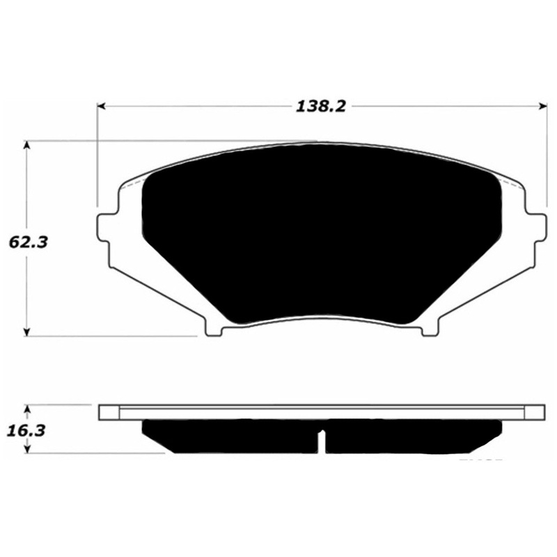 Porterfield Brake Pads for 2006 MAZDA RX 8