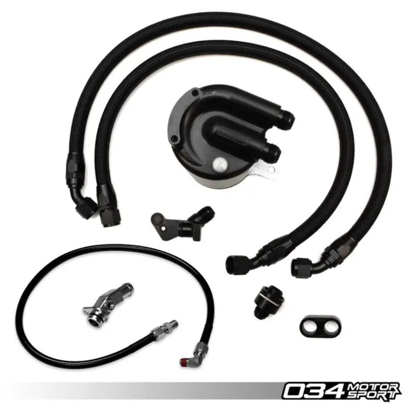 034Motorsport Billet Catch Can Kit - VW/Audi MQB GTI/A3 (Mk7/8V)