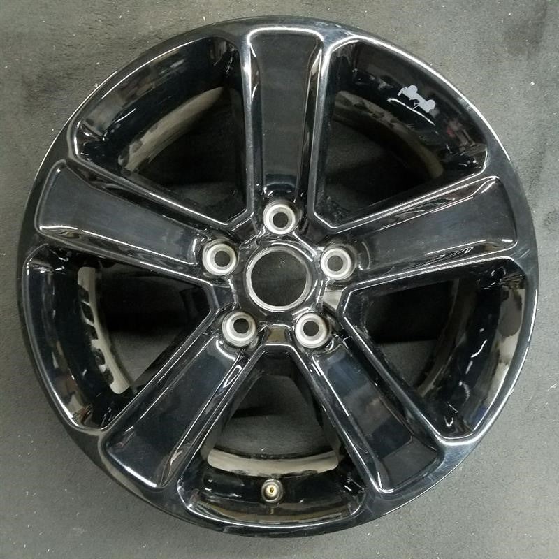 18" WRANGLER 19-20 18x7.5 5 spoke straight spoke opt WBS gloss black Original OEM Wheel Rim
