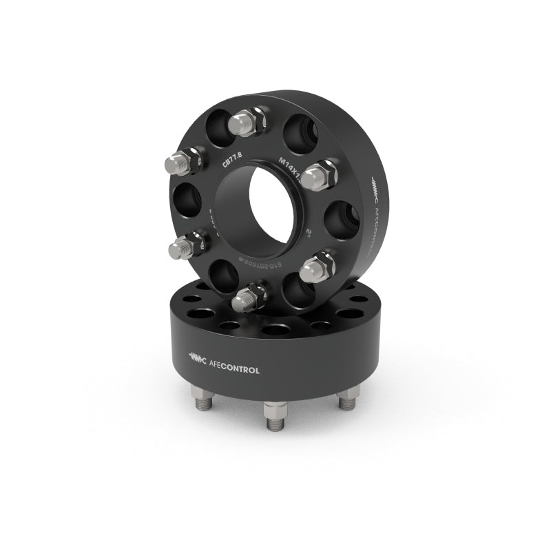 aFe CONTROL Forged Aluminum Wheel Spacers 6x139.7 / CB 77.8 / 2in Thick - RAM 1500
