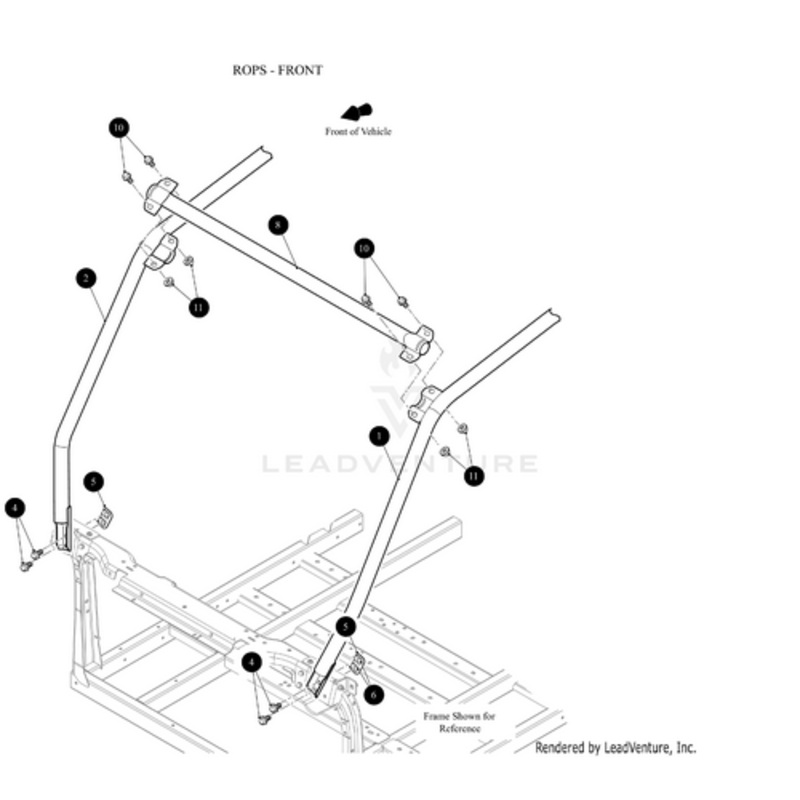 Barrel Clip Mtg Front by Arctic Cat
