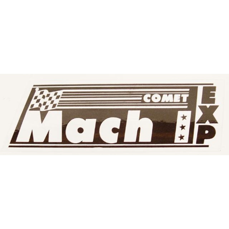 Comet Mach 1 EXP Sticker
