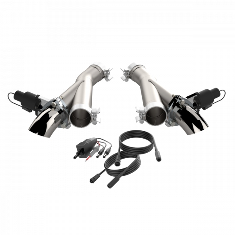 Quick Time Performance Aggressor Cutout Pipes 2012-2024 Jeep Grand Cherokee SRT, 2018-2022 Jeep Grand Cherokee Trackhawk, 2018-2023 Dodge Durango SRT,Hellcat