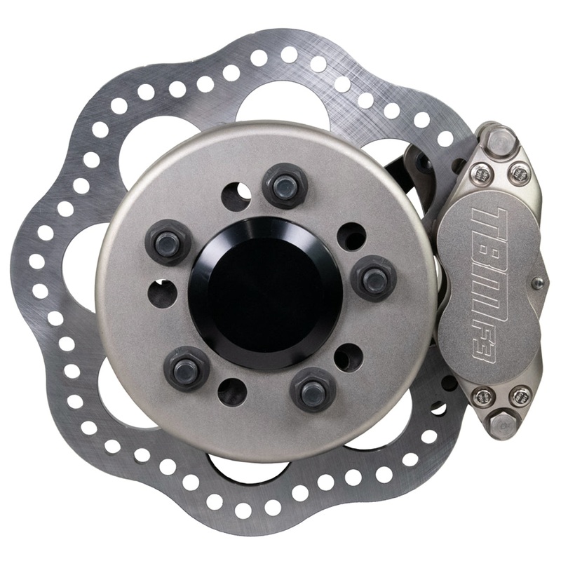 15-23 Ford Mustang S550 Rear Drag Racing Brake Kit (Reusing Factory Hubs) - 001-0297-1