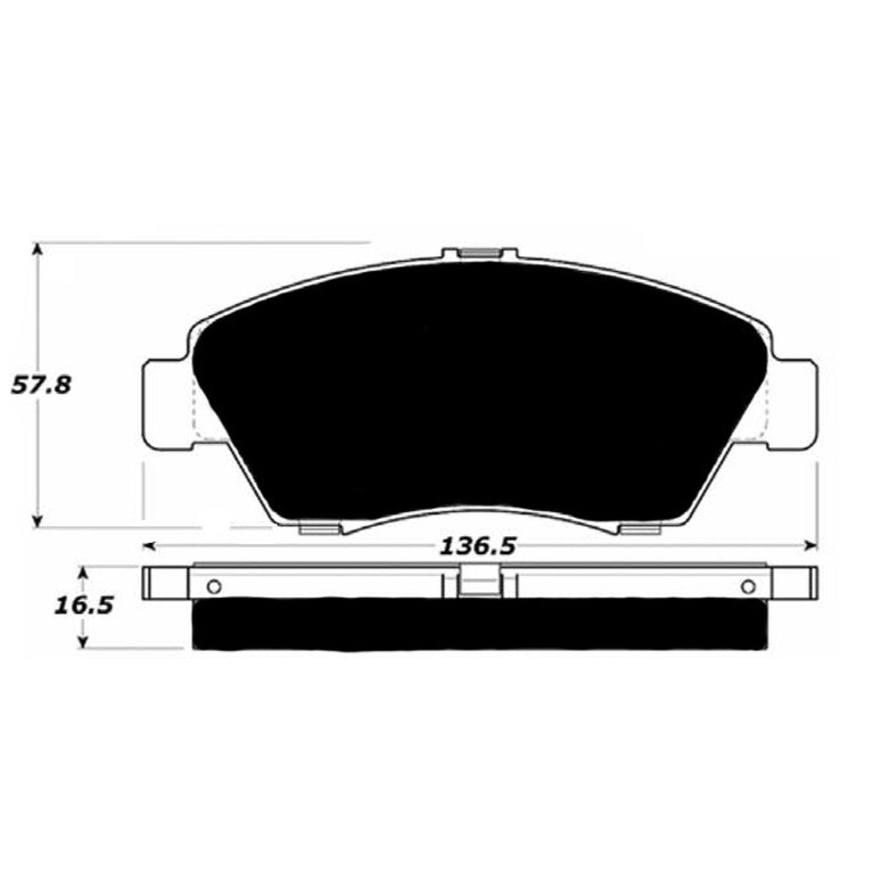 Porterfield Brake Pads for 2014 ACURA ILX Hybrid