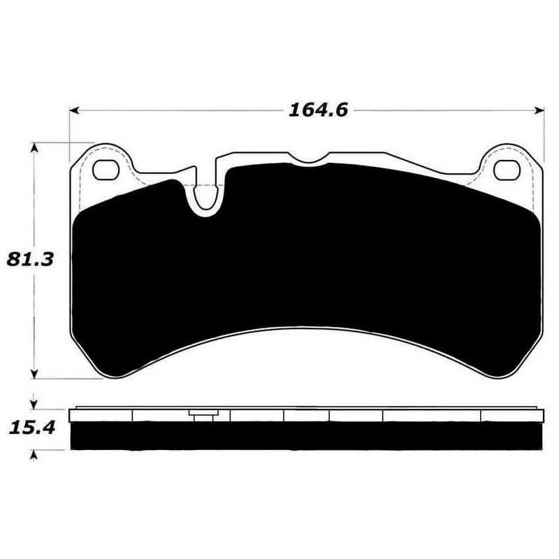 Porterfield Brake Pads for 2014 MASERATI QUATTROPORTE 360MM FRONT DISC