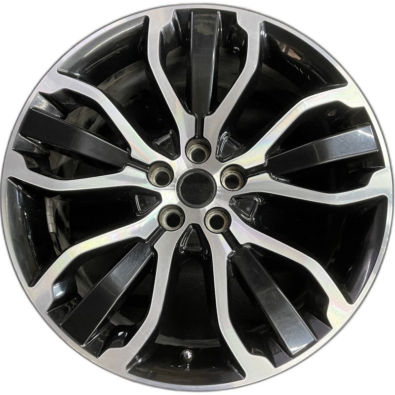 21" RANGE ROVER SPORT 18-22 21x9.5 alloy 15 spoke W spoke design machined face black accents Original OEM Wheel Rim