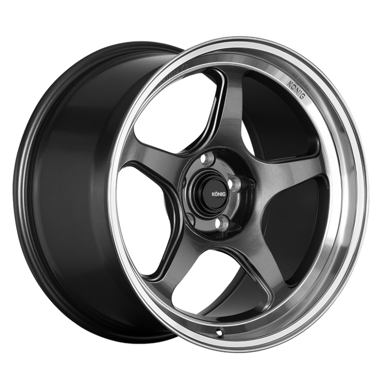 KONIG Hyperspec Wheel - 19x8.5A +32 | 5x112 | Anthracite Metallic w/ Machined Lip