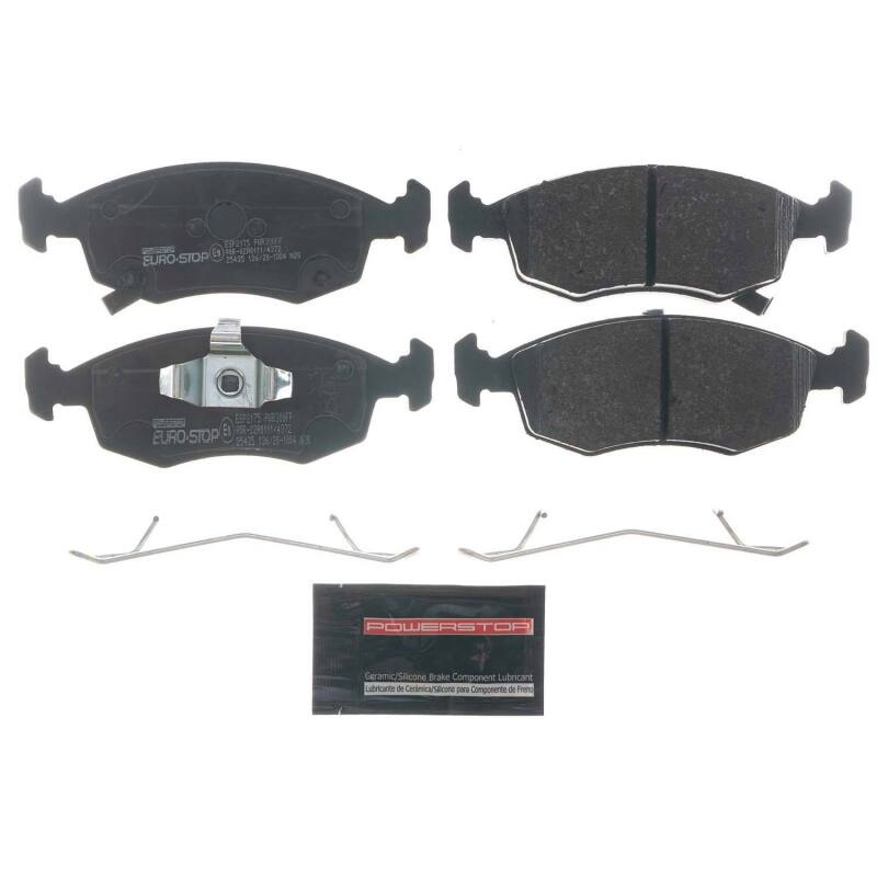 PowerStop Power Stop 12-19 Fiat 500 Euro-Stop ECE-R90 Front Brake Pads