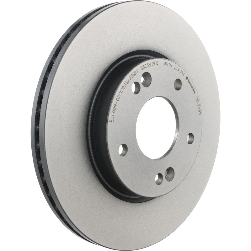PRIME UV Coated Front Disc Brake Rotor - 09.C249.11