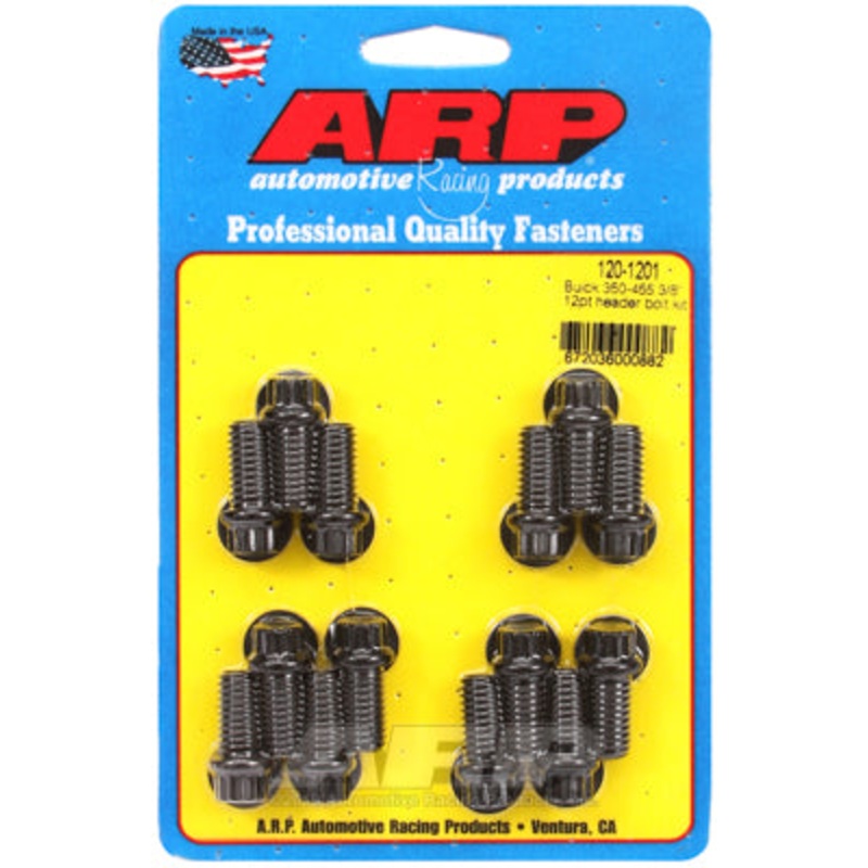 ARP Buick 350-455 3/8in 12pt Header Bolt Kit