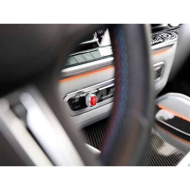 RW Carbon Red Audio Volumn Button - BMW