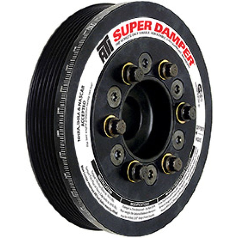 ATI Damper - 8.12in - Alum - 6/10 Grv - Ford GT 500 - 5.4 / 5.8 - 07-14 - 15 Percent OD Size