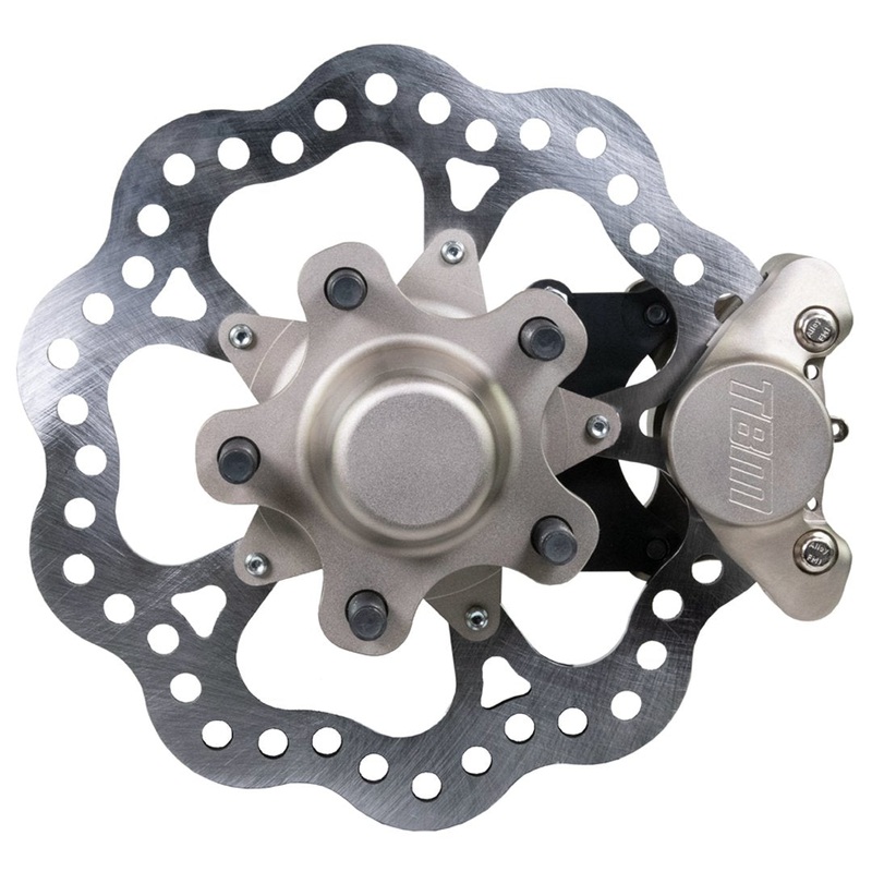 Racecraft 300108 (05-14 Mustang) Ultra Lites 2" Drop Billet Spindle Lightweight 2 Piston Front Brake Kit (5 on 4.75 Hubs)